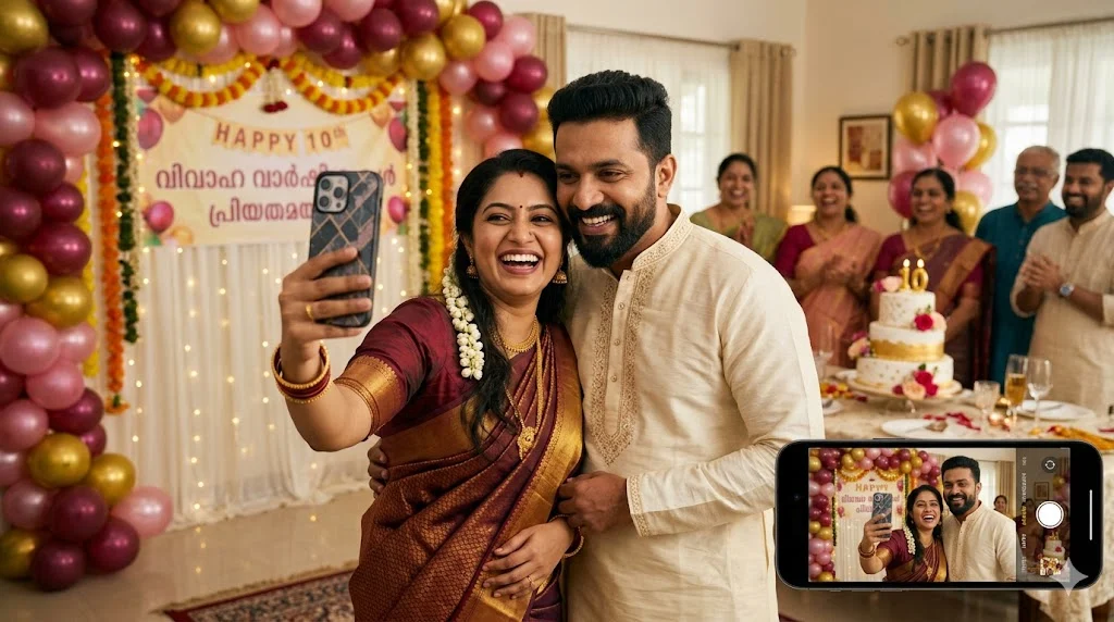 Wedding Anniversary Wishes in Malayalam for Wife