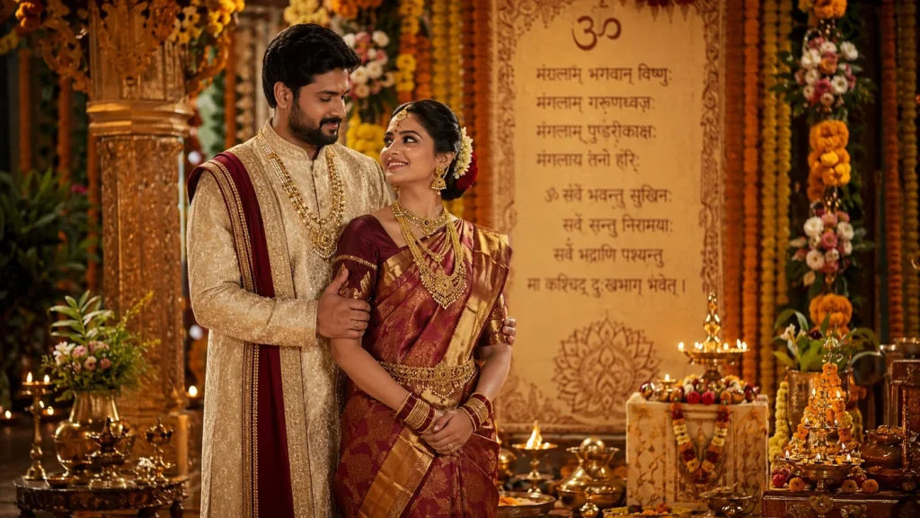 Romantic Wedding Anniversary Wishes in Sanskrit