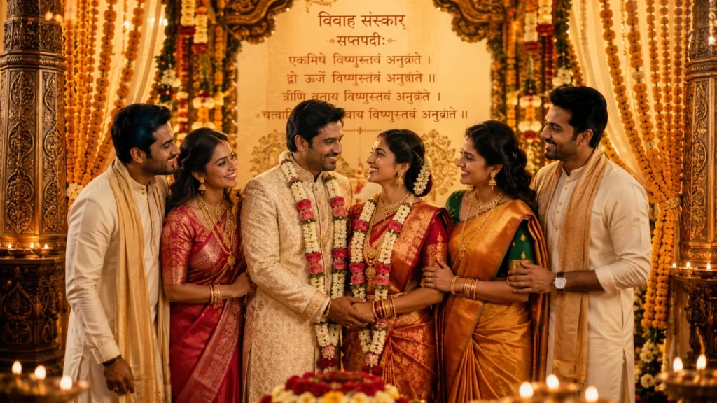 Wedding Anniversary Wishes in Sanskrit for Friends
