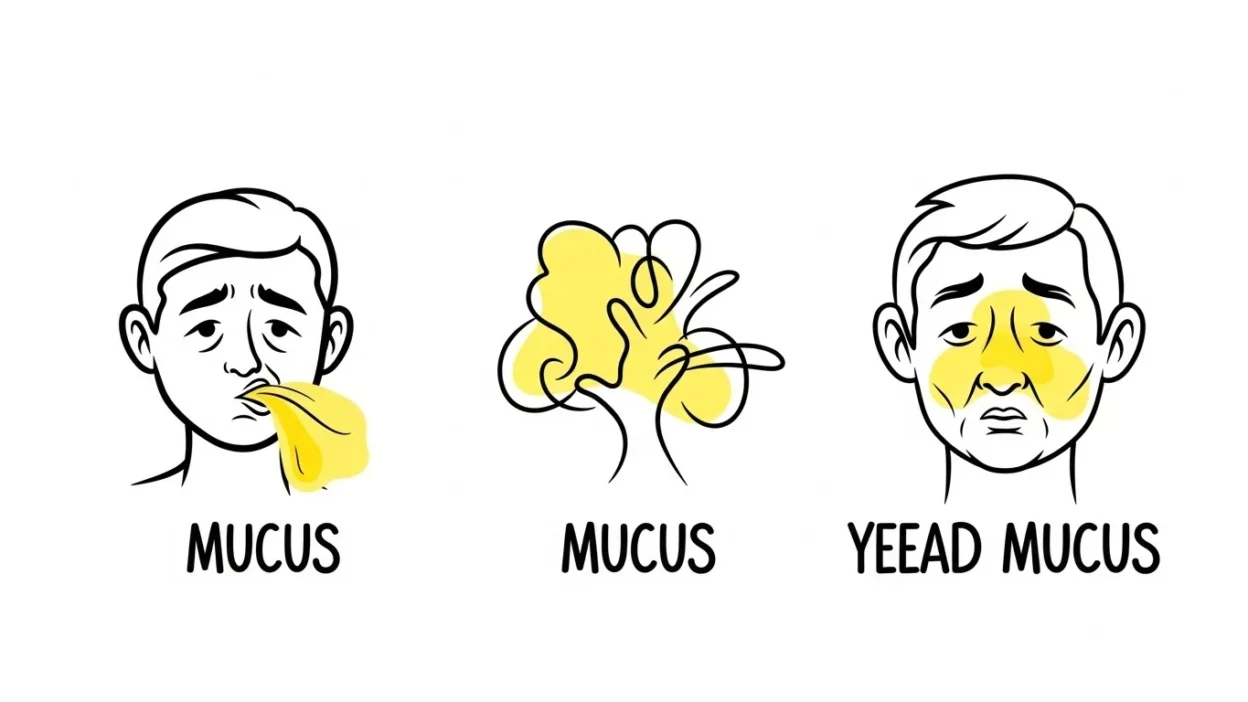 what does yellow mucus mean