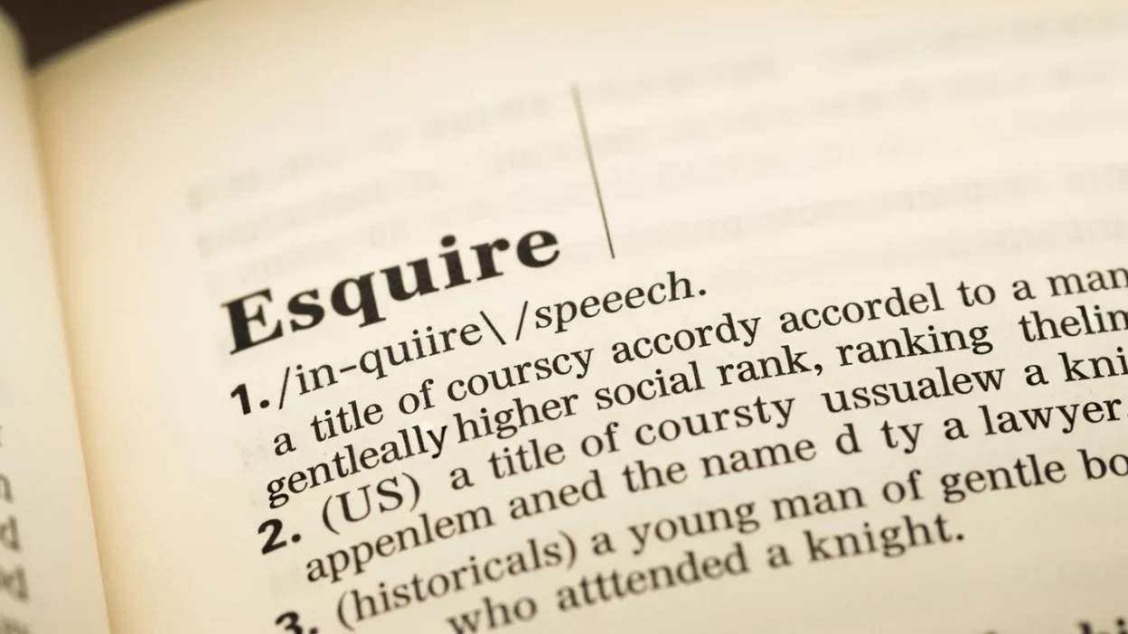 what does esquire mean