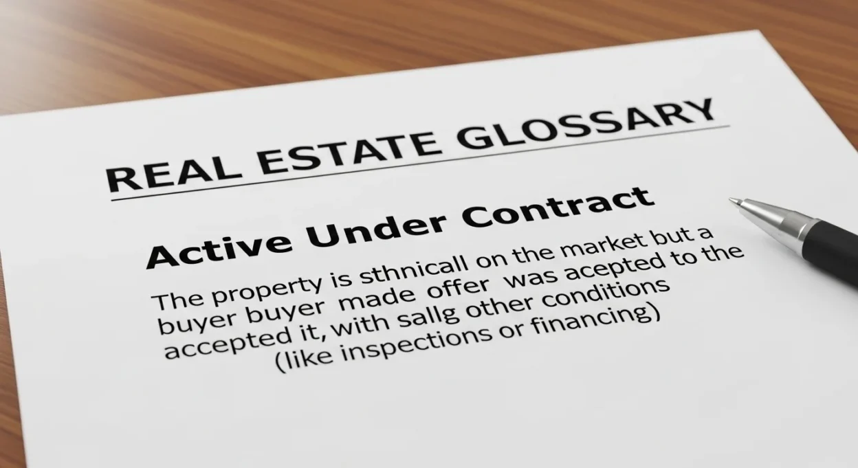 what does active under contract mean