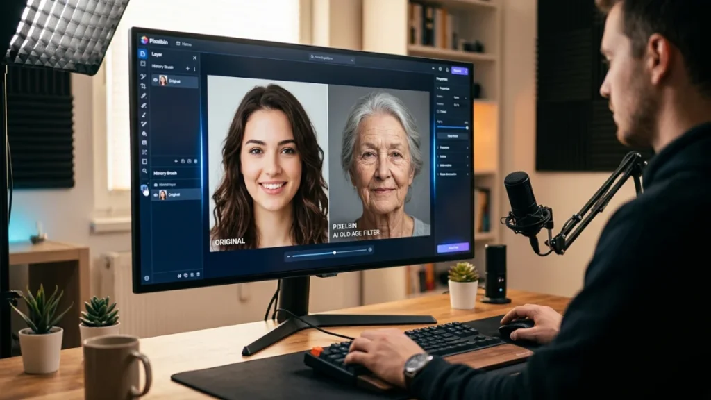 How to Use Pixelbin’s AI Old Age Filter