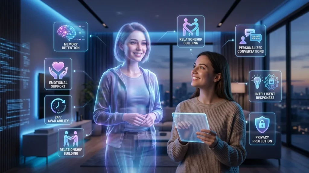Key Features of Soulmate AI Chatbots