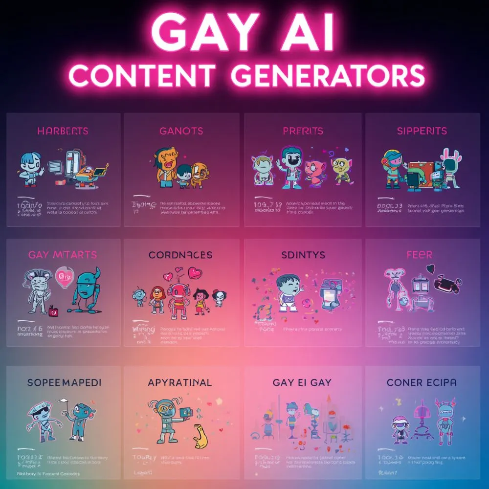 Types of Gay AI Content Generators