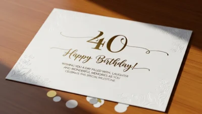 40th birthday wishes