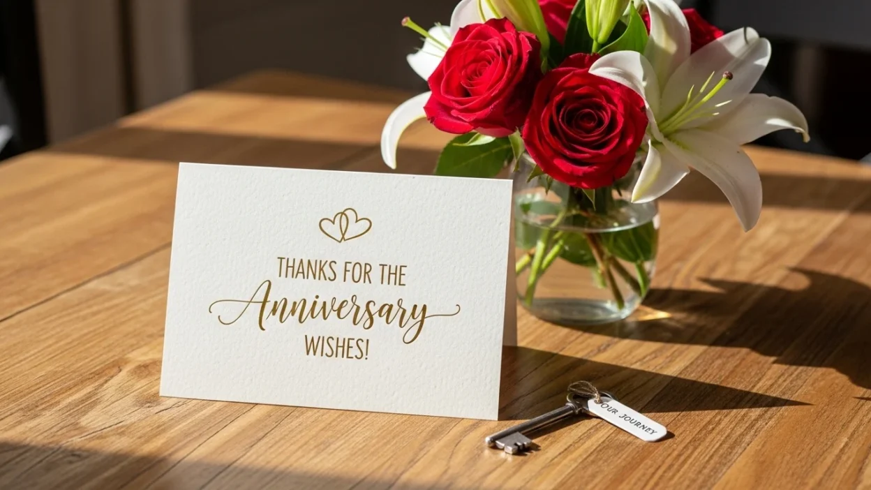 thanks for anniversary wishes
