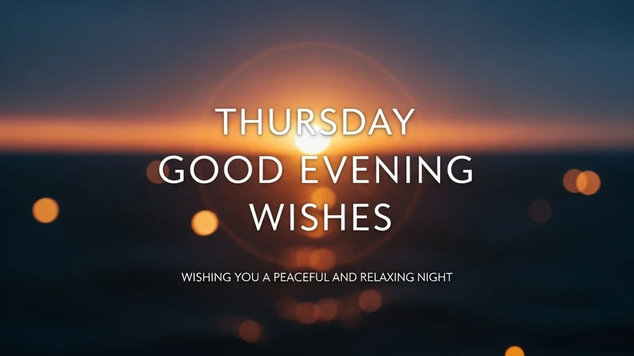 thursday good evening wishes