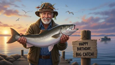 birthday wishes for a fisherman