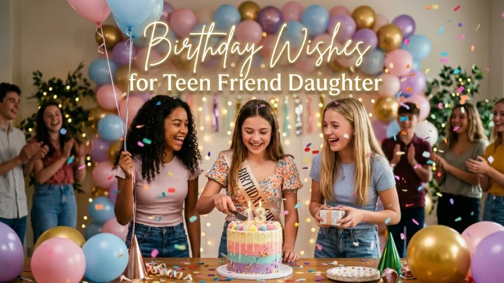 Birthday Wishes for Teen Friend Daughter