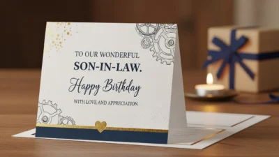 birthday wishes for son in law