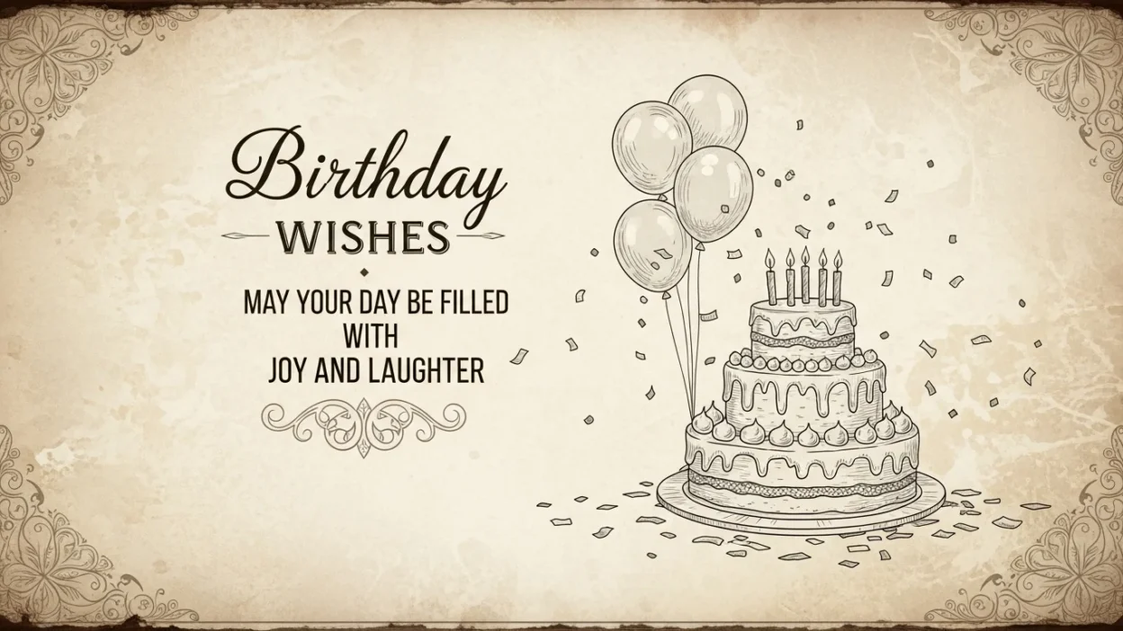 birthday wishes vintage
