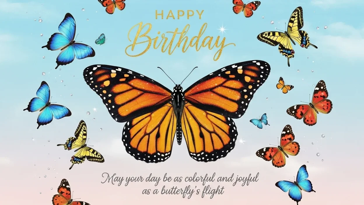 butterfly birthday wishes