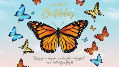 butterfly birthday wishes
