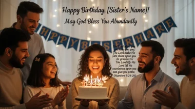 christian sister birthday wishes