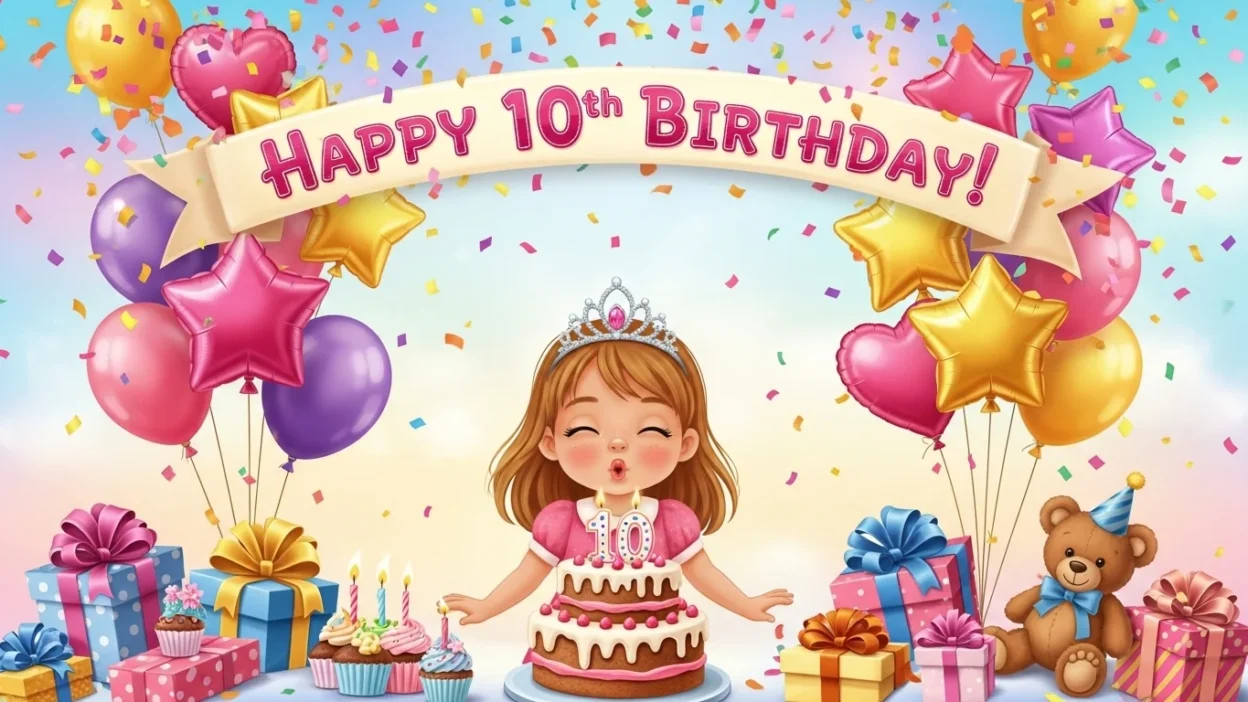 happy 10th birthday wishes for girl