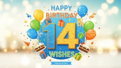 happy 14th birthday wishes
