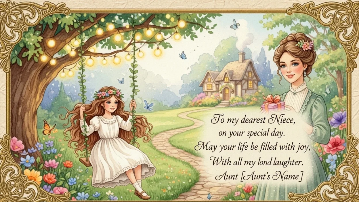 heart touching birthday wishes for niece from aunt