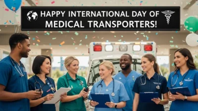 international day of medical transporters wishes