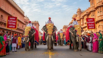 jaipur elephant festival wishes