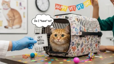 national take your cat to the vet day wishes