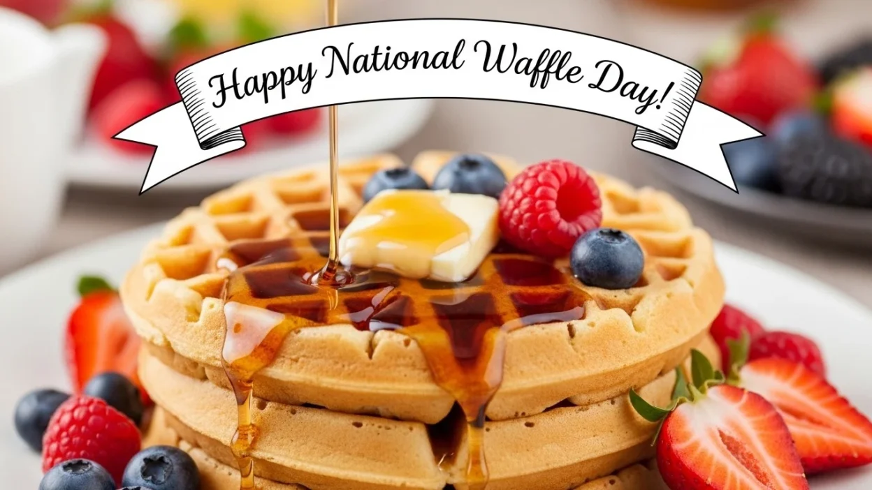 national waffle day wishes