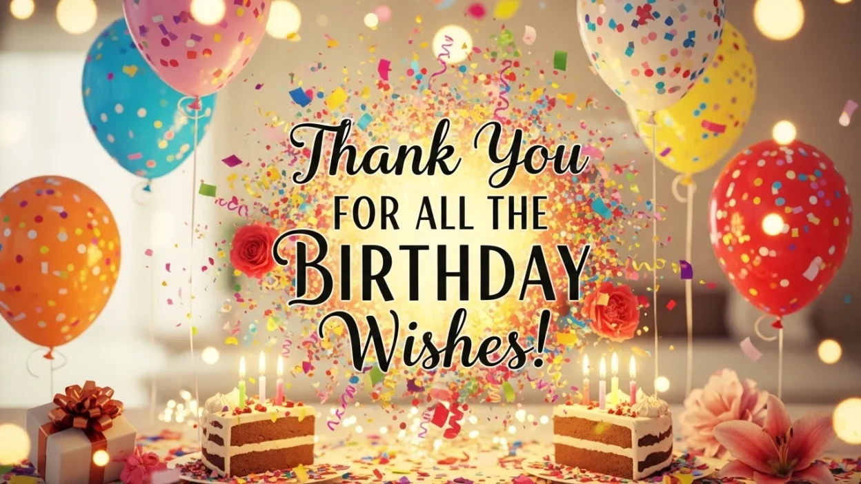 thank you for all the birthday wishes images