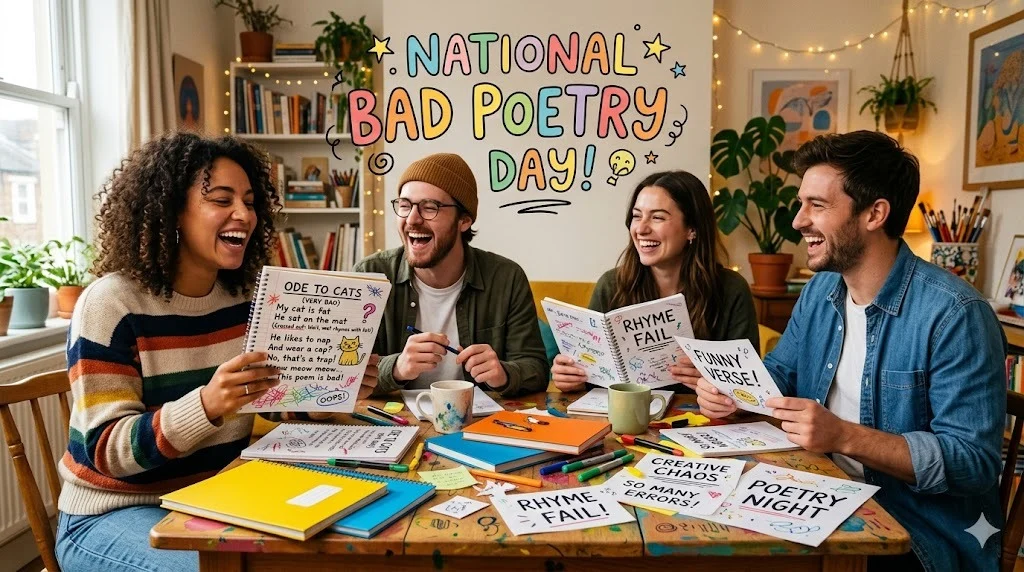 national bad poetry day wishes