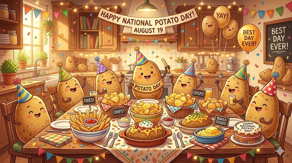 national potato day wishes