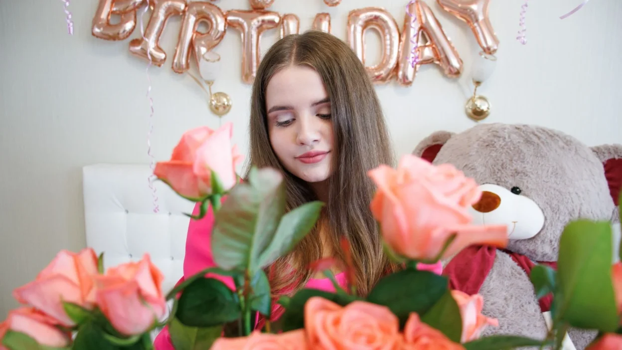 woman birthday flowers