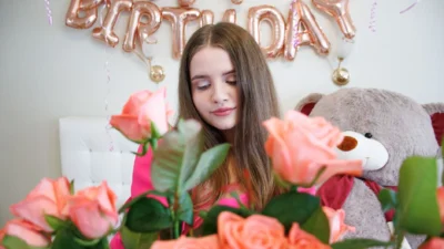 woman birthday flowers