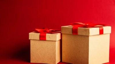 gift boxes present