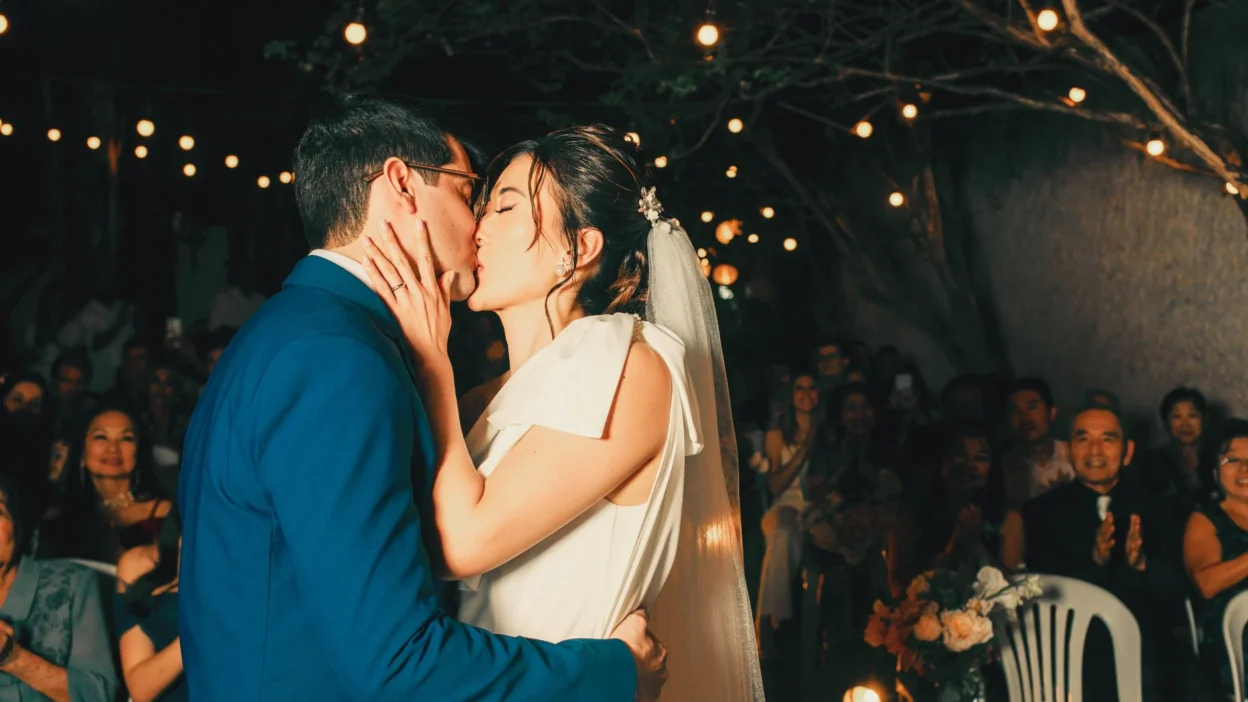 wedding couple celebration