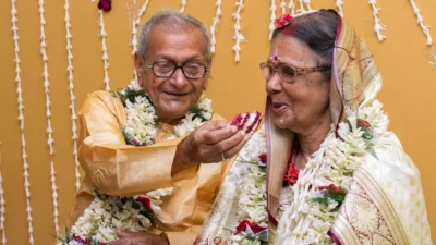 indian couple anniversary