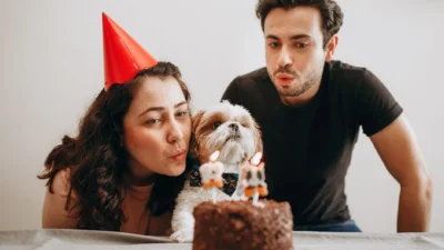romantic birthday couple