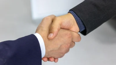 business office handshake