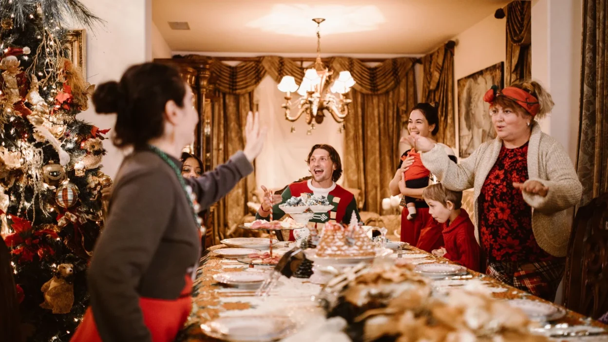 family celebration dinner