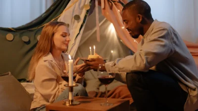 wife birthday romantic couple