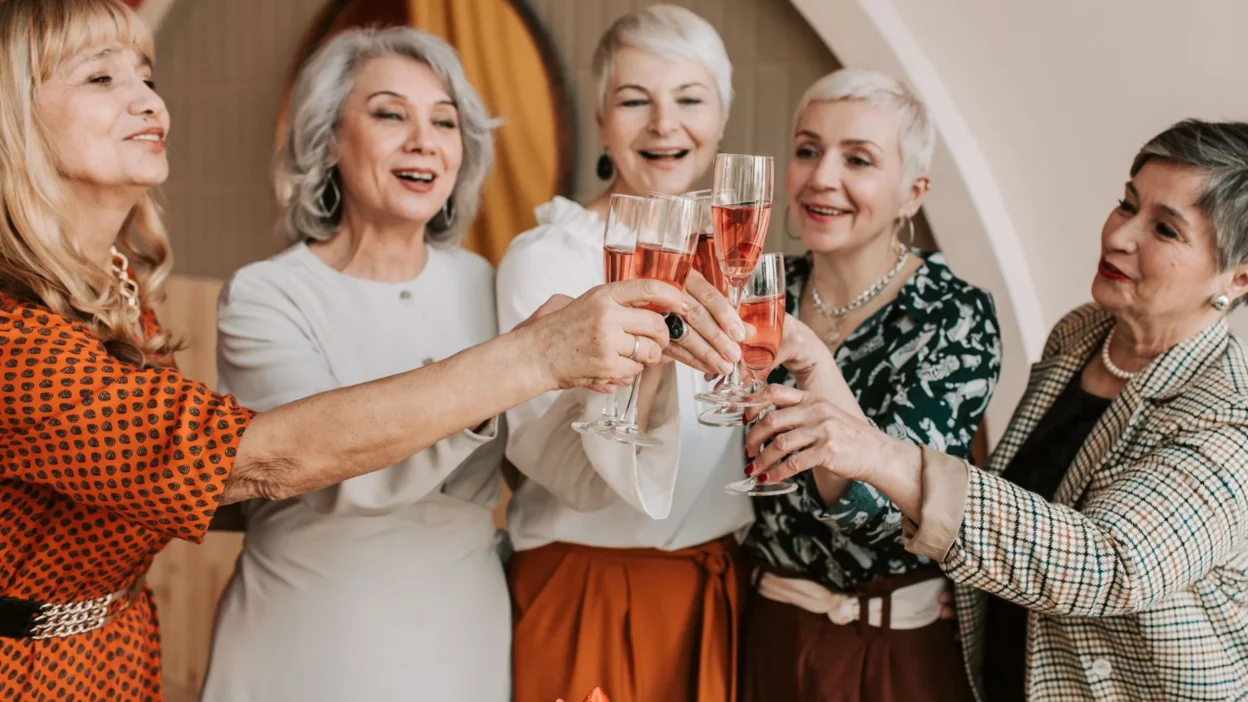 women friends celebration