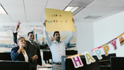 office birthday celebration