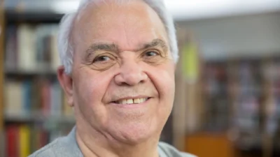 grandfather smiling portrait